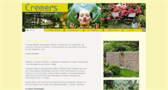 Desktop Screenshot of cremers-gala.de