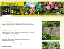 Tablet Screenshot of cremers-gala.de